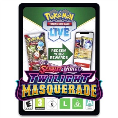 Pokemon Karte Scharlachrot & Violett TCG Live Code