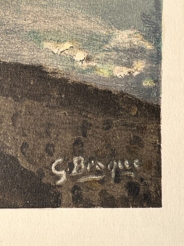 GEORGES BRAQUE MARINE,A LA MOUETTE Lithograph Fondation Maeght 29.8x36.7cm - Picture 3 of 7