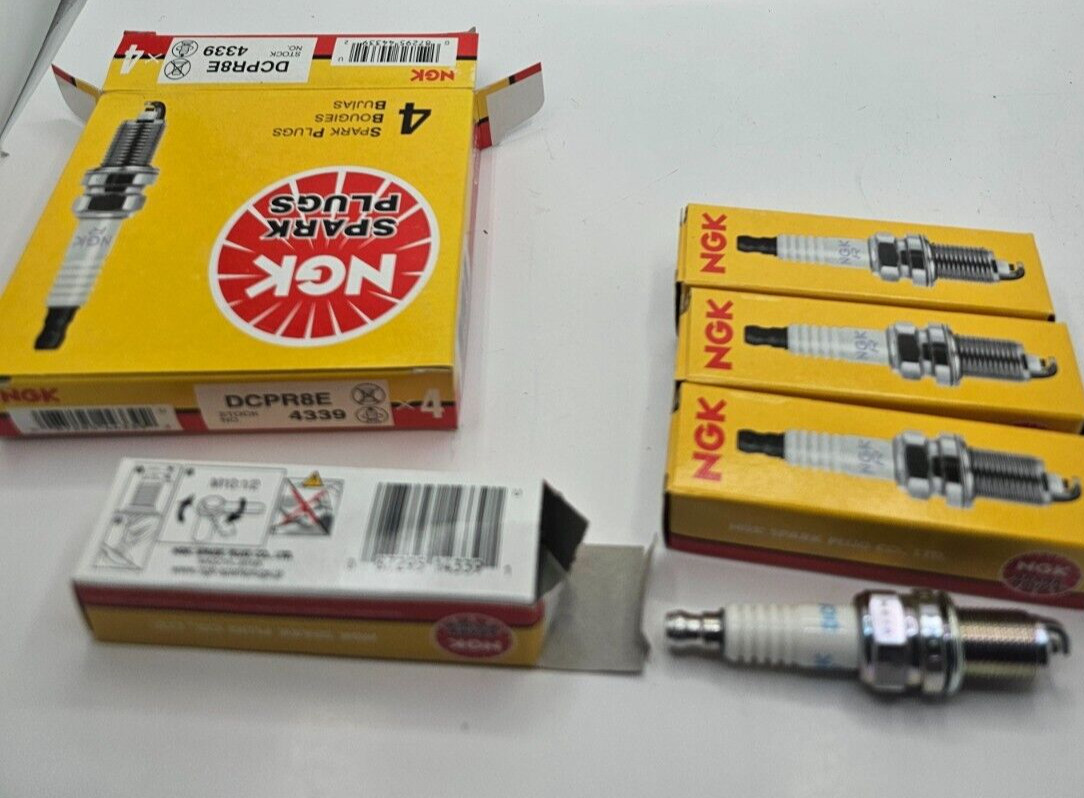 QTY 4 NGK Copper Spark Plug 4339 DCPR8E for 2008 BMW  Z4 Coupe 3.0si
