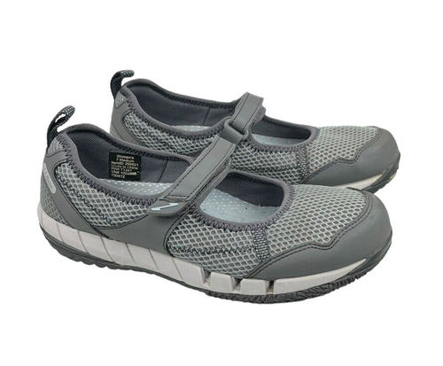 L.L. Bean Gray Mesh Mary Jane Athletic Flats Shoes Women’s Size 7 Medium