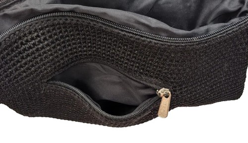 Women's THE SAK Black Crochet Shoulder Purse - Picture 5 of 8