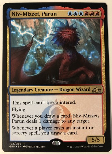 MTG Niv-Mizzet, Parun Guilds of Ravnica 192/259 Regular Rare