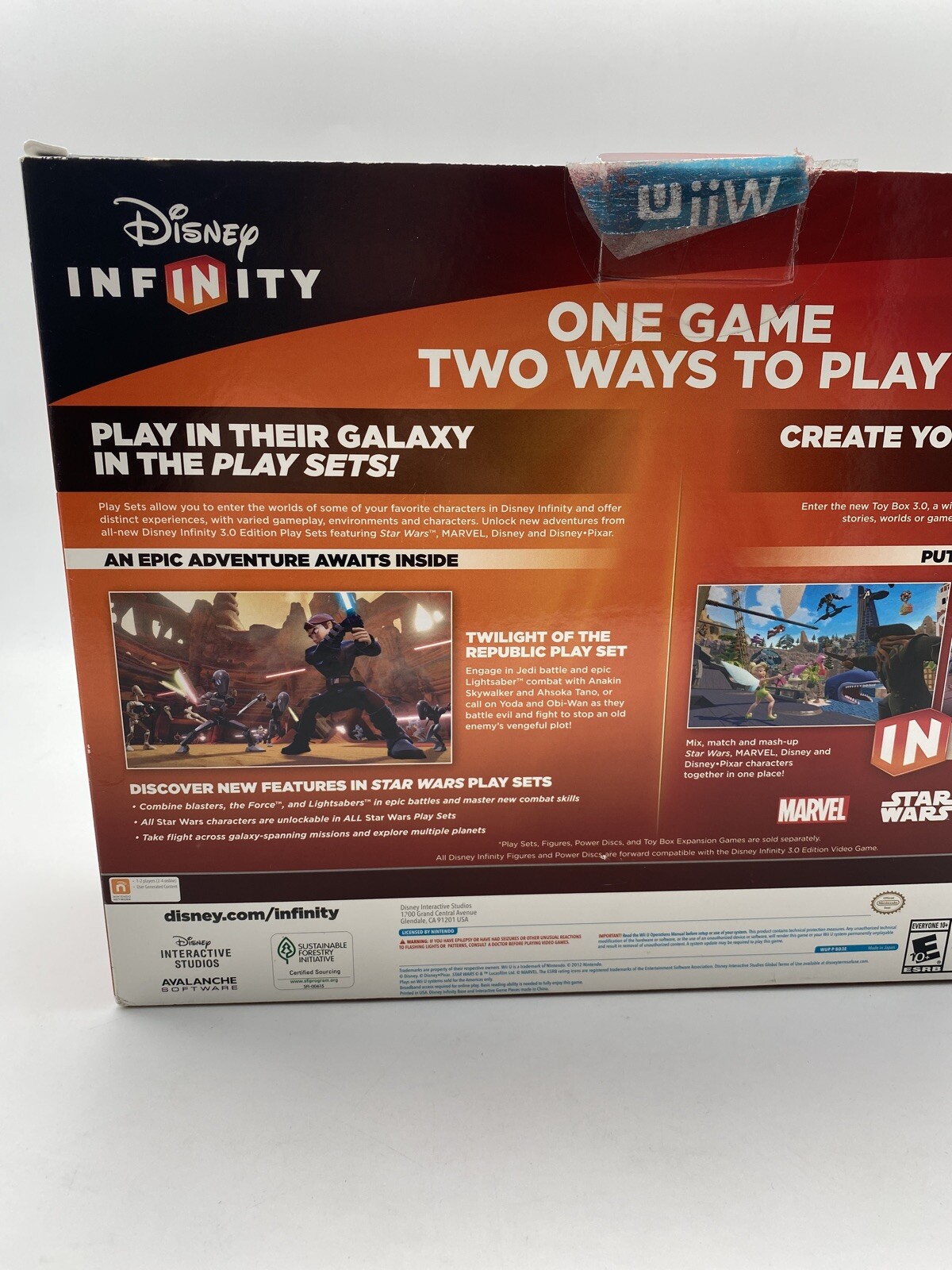 Disney Infinity Wii U Starter Pack Star Wars Anakin skywalker ahsoka