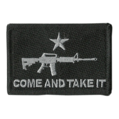 VELCRO® BRAND Hook Fastener Compatible Patch AR-15 Come and Take It OLVE DRB 3x2