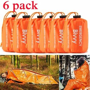 6X Camping Thermal Sleeping Bag Emergency Survival Hiking Blanket Gear Outdoor