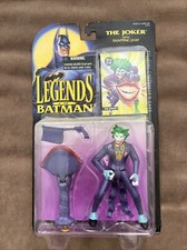 1994 Kenner Legend of Batman The Joker W/ Snapping Jaw Action Figure New In Box
