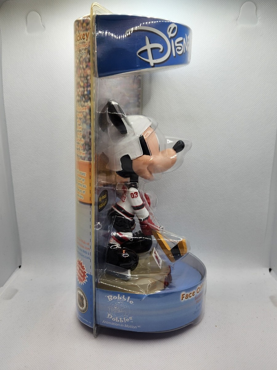 Disney Mickey Mouse Bobblehead - Face off Mickey - NHL New Jersey