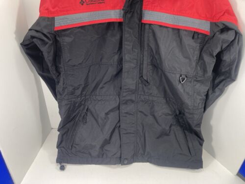 Columbia Gizzmo Jacket Men Size Medium Red Black Full Zip Outer Jacket Only VTG - Picture 3 of 15