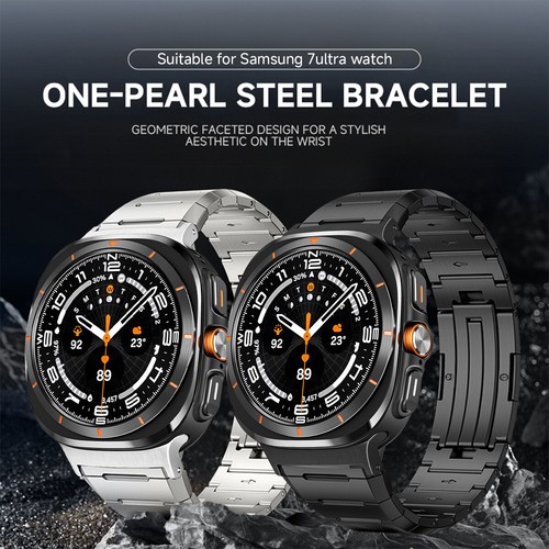 Do Samsung Galaxy Watch 7 Ultra 2025 Stal nierdzewna Metalowy pasek Pasek Bransoletka - Zdjęcie 10 z 12