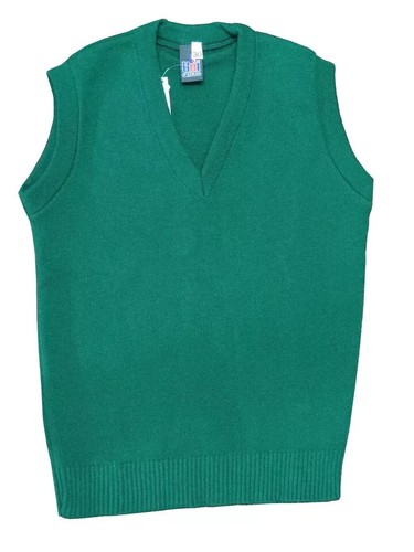 Kids Boys Knitted School Uniform V Neck Tank Top Sleeveless Cardigan Jumper - Picture 13 of 15