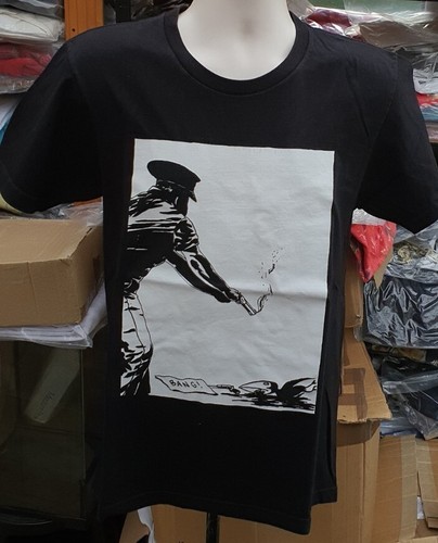 Seltenes FW14 Supreme x Raymond Pettibon Bang T-Shirt schwarz Gr. M Medium   - Bild 1 von 9