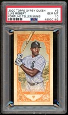 Luis Robert Rookie Card 2020 Topps Gypsy Queen Fortune Teller Minis #3 PSA 10