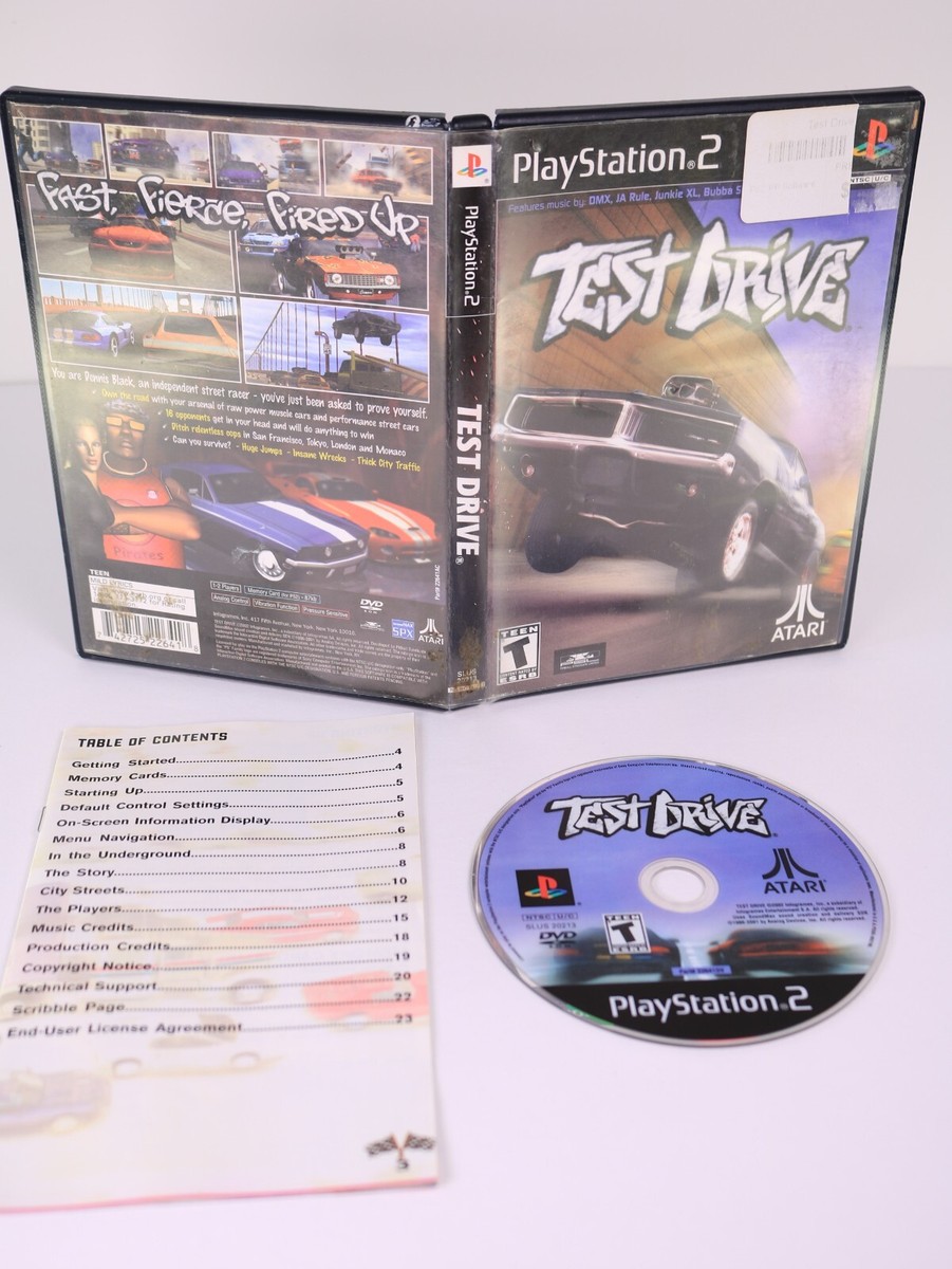 Test Drive PS2 PlayStation 2 - Tested Working Clean See Pics