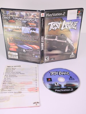Test Drive PS2 PlayStation 2 - Tested Working Clean See Pics