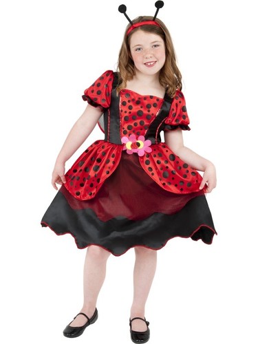 Costume Carnevale Bambina Da Coccinella Vestito Di Halloween Abito Animale  Bimba | eBay