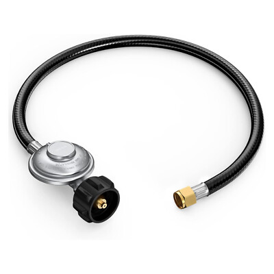 Propane Regulator with Hose 2FT Low Pressure 0-1Psi Propane Gas Grill Regulator