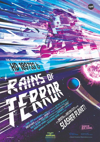 NASA POSTERS: Galaxy of Horrors, JPL-Caltech Space Art Prints - Picture 2 of 10