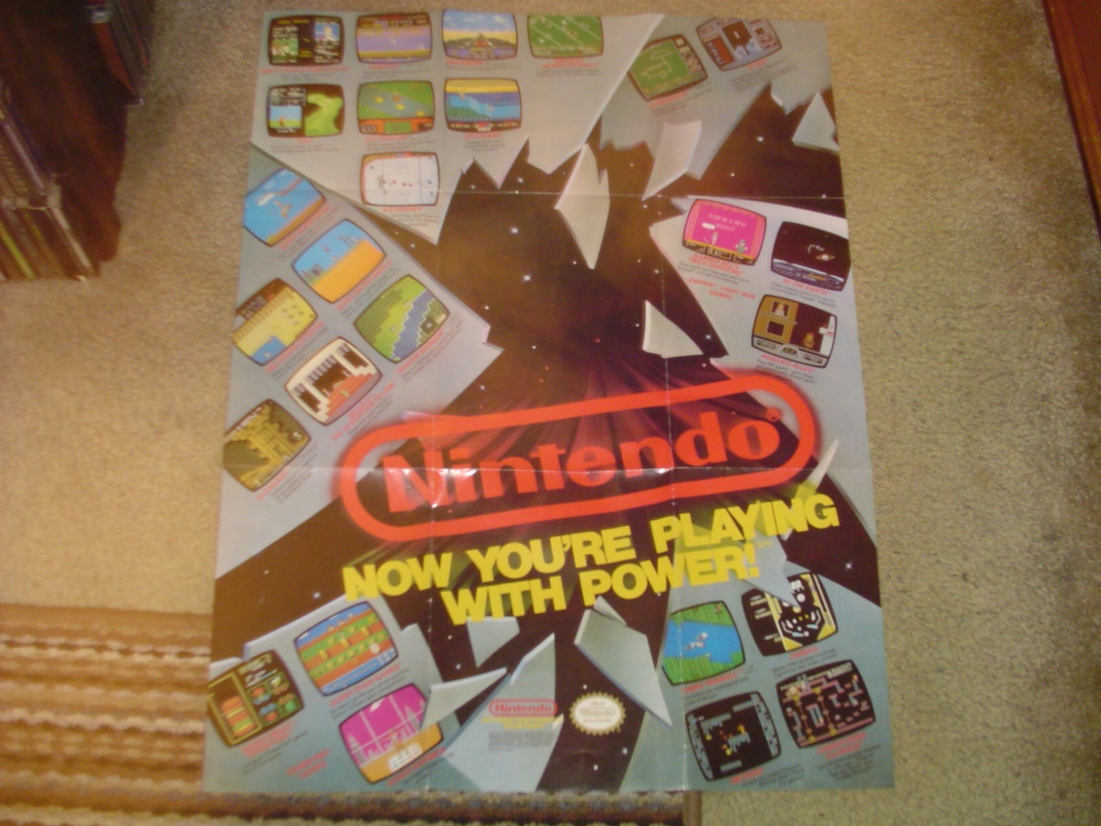 How To Hook Up Your New Nintendo Entertainment System Folding Poster Ebay