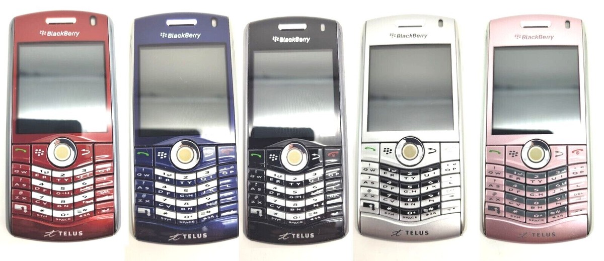 BlackBerry Curve 8130 - Pink, Red, Silver (TELUS) Smartphone Rare