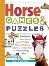 Horse Games & Puzzles: 102 Brainteasers, Word Games, Jokes & Riddles - VERY GOOD