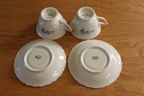 2 SET ~~ VINTAGE Tazze e piattini Thomas Ivory Thomas Bavaria modello "Mayfair" - Foto 7 di 8