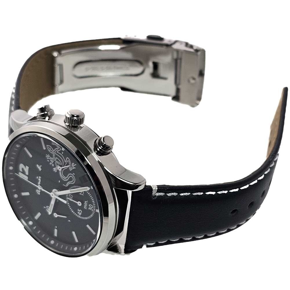 アクセサリー agnes b. watch bracelet black archive B080LM01_000_1.jpg