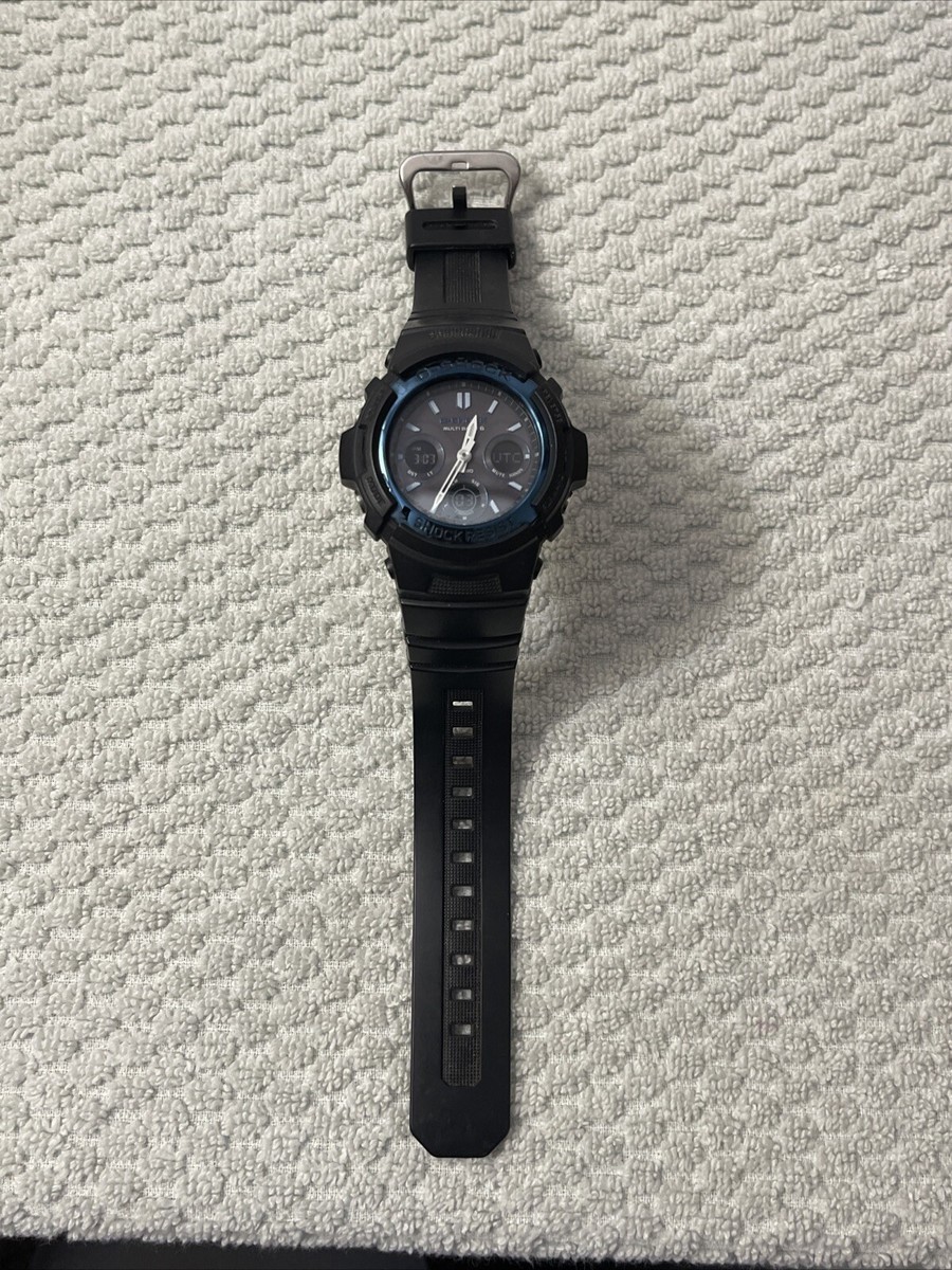 【G-SHOCK】CASIO 5230＊JA ブルー Casio G-Shock 5230 Model AWG-M100A in Blue/Black | eBay