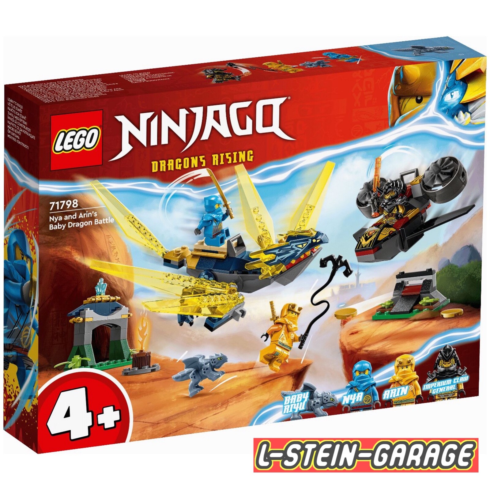 LEGO® Ninjago 71798 Duell zwischen Nya und Arins Babydrachen, seltenes Set - Bild 4