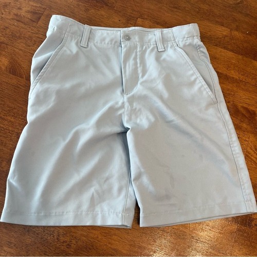Under Armour boys light gray shorts size youth medium