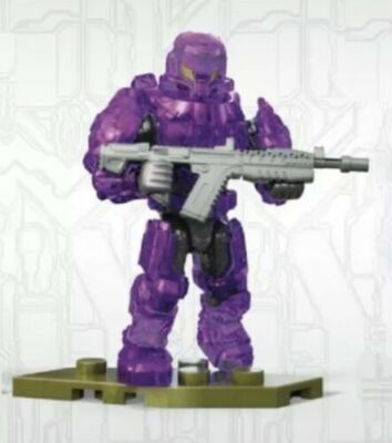 MEGA Construx Halo Universe Serie 1 Spartan Aster Gummi Neu im versiegelten Beutel