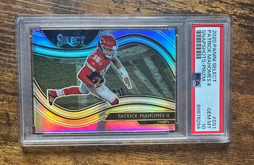 2020 Panini Select Snapshots Prizm #SS1 Patrick Mahomes II PSA 10 #S4456