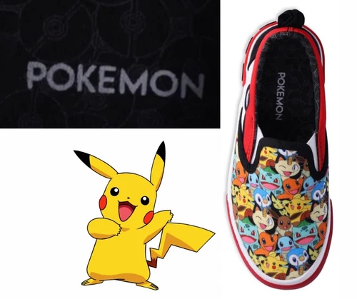 Pokémon Little Kids size 13 Slip-on Sneakers color multicolor NEW - Picture 2 of 17