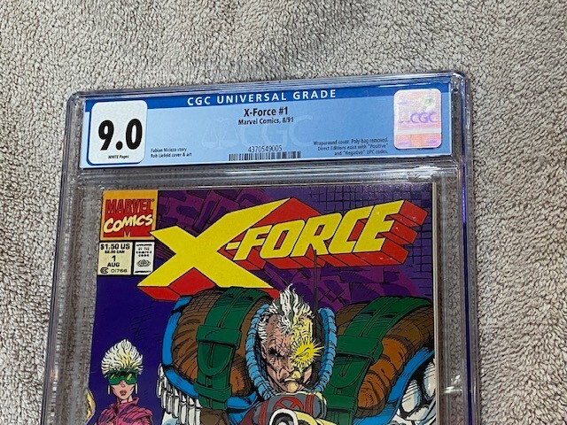 X-Force #1 Marvel Comics CGC Graded 9.0 1991 | eBay