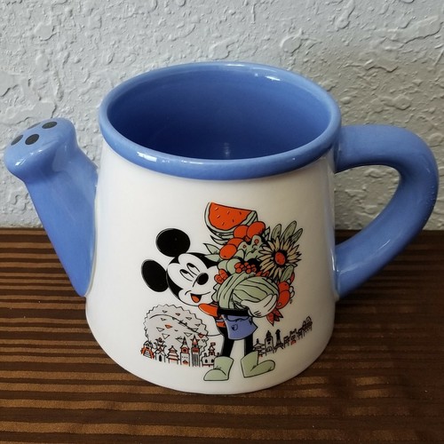 Tazza ceramica Topolino porta passaporto fiori e giardino Disney Parks Epcot 2020 - Foto 1 di 2