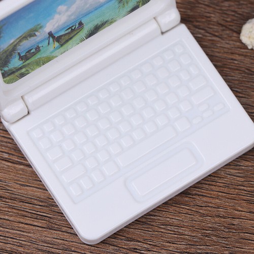 Dollhouse Miniature Modern Computer For Children Toy Dolls laptop computerXNFZ - Picture 5 of 12