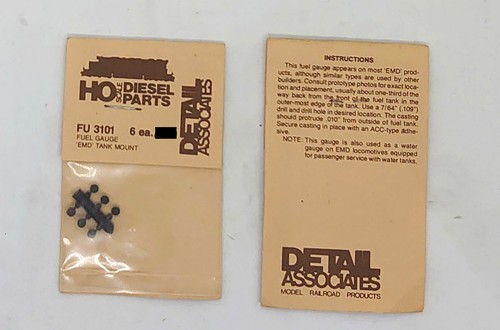 DETAIL ASSOCIATES American HO Scale Detailing Parts - Multi Listing - Picture 178 of 203