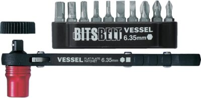 Vessel (VESSEL) plate ratchet driver set (with 1 bis catch, plus, minus, 10