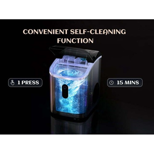 33Lbs/24H Home Wifi Nugget Ice Maker Countertop Pebble Ice Machine Self-Cleaning - Bild 6 von 8
