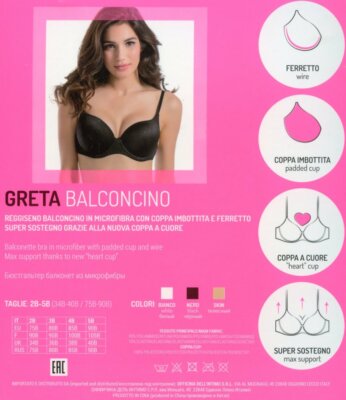 Infiore SCARLETT Reggiseno balconcino con ferretto coppa C: in offerta a 13.49€ su