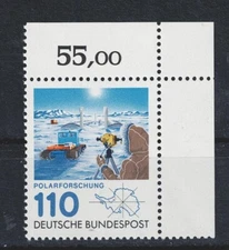Germany Antarctica Polar Exploration Map stamp 1988 MNH A-24