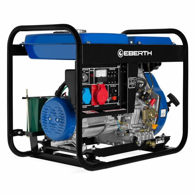 Eberth 5kw E Start Diesel Stromerzeuger Notstromaggregat 3 Phasen B Ware Gunstig Kaufen Ebay
