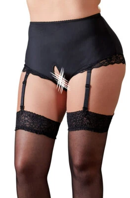 Queen Size Strapsslip ouvert XL 2XL 3XL 4XL Strapse Slip Schritt offen "Xenay"