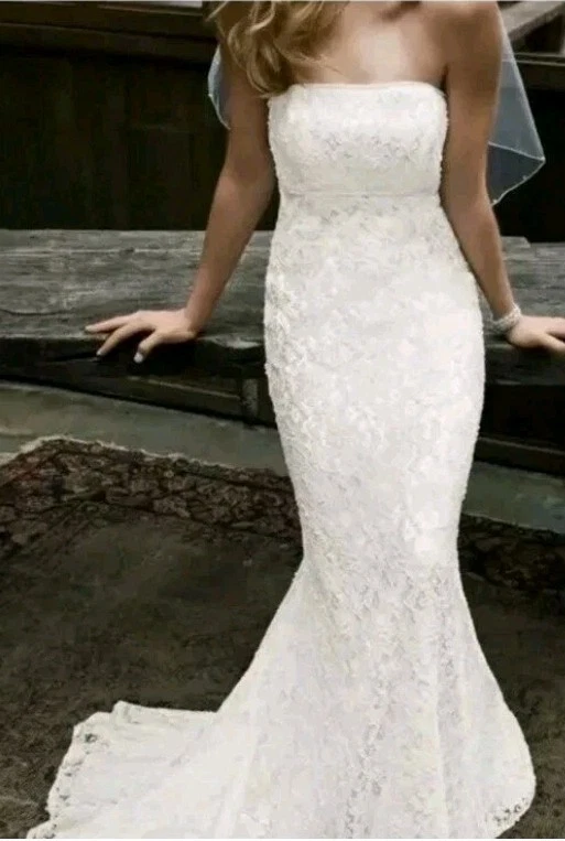 Galina Strapless Wedding Dress Style #S8551 ~ Size 14   - Image 2 of 4