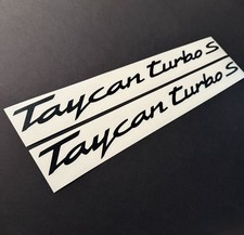 Premium Pair 2020 Porsche Taycan Turbo S Vinyl Sticker Door Decal Set Premium Pair 2020 Porsche Taycan Turbo S Vinyl Sticker Door Decal Set
