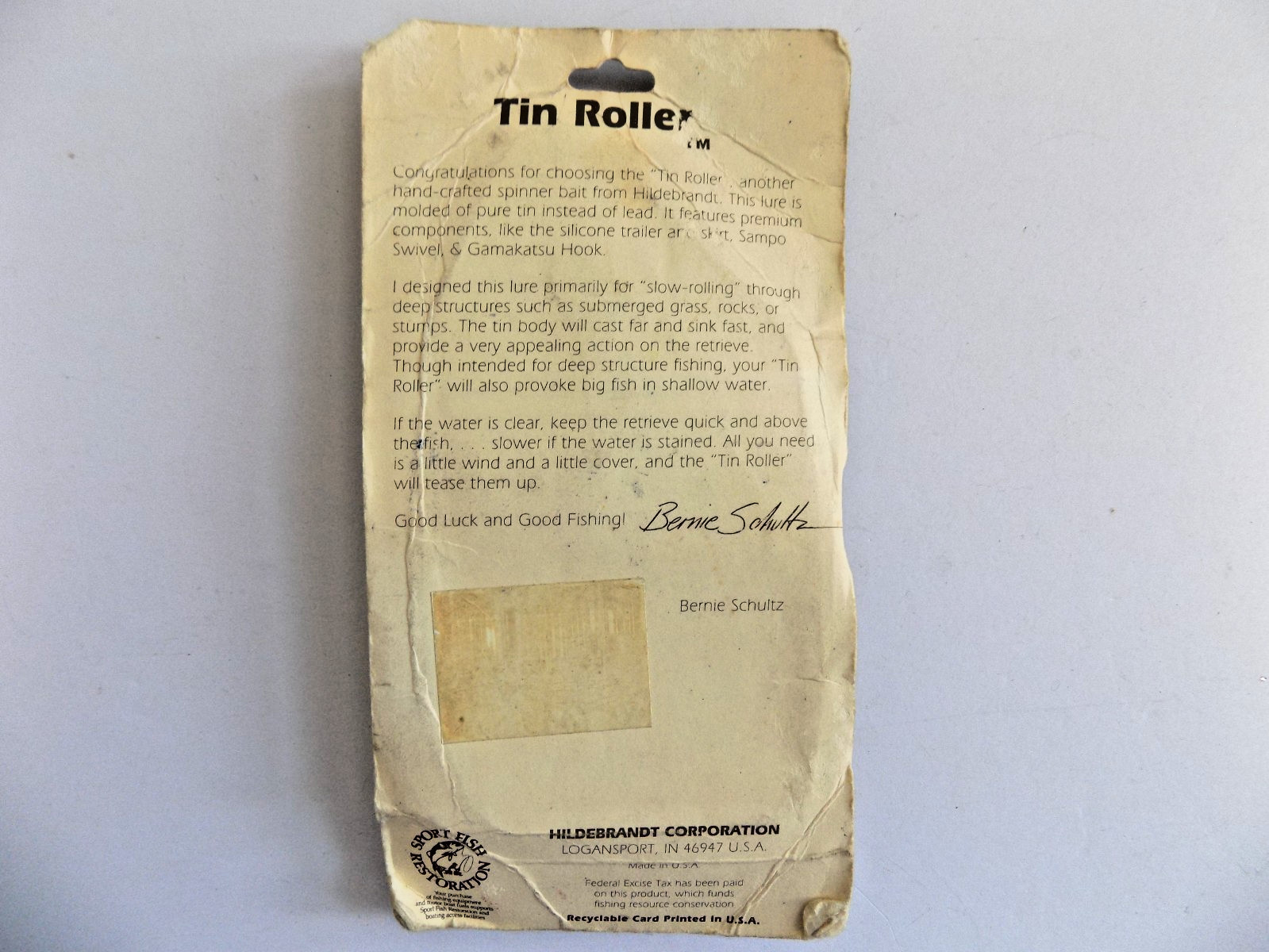 HILDEBRANDT "TIN ROLLER" SINGLE SPIN SPINNERBAIT 1 oz. - #T40 - Image 4
