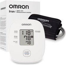 Iron Blood Pressure Monitor Upper Arm Blood Pressure Cuff for Home Use - 1