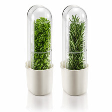 Fridge Herb Storage Container Transparent Fresh Keeper Box Kitchen For Kitchen