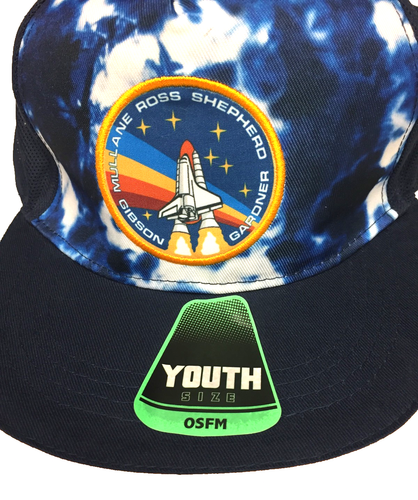 NASA Mullane Ross Shepherd Gibson Gardner Jugend Mütze 1986 Space Shuttle NEU HUT - Bild 9 von 13