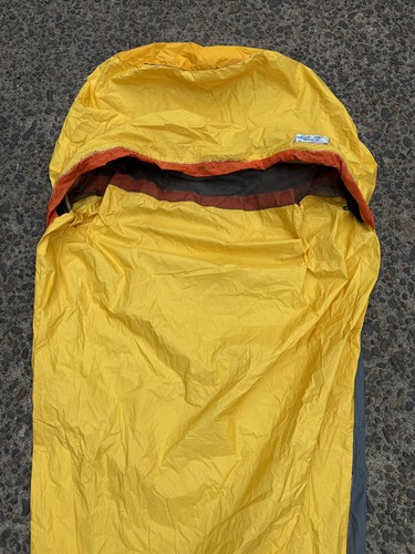 Vintage EARLY WINTERS Bivy Sack GORE-Tex 1 Lbs 82”X32” 80s 1-man Tent UL Yellow - Picture 4 of 17