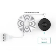Flexible Placement Power Cable for Enhances Camera Connection Daily Use